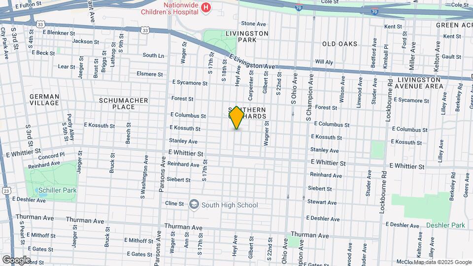 928 Heyl Ave Map and Location Details