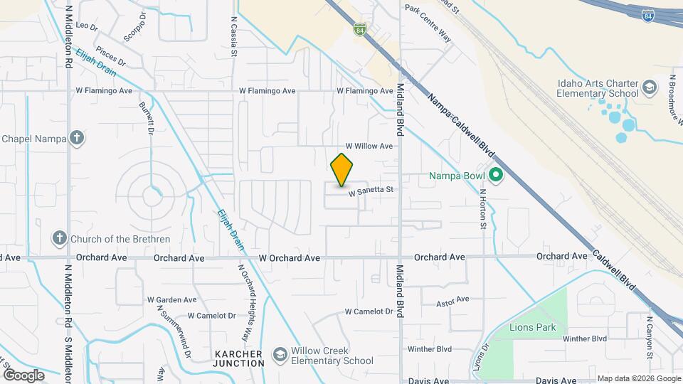 1220 W Sanetta St Map and Location Details