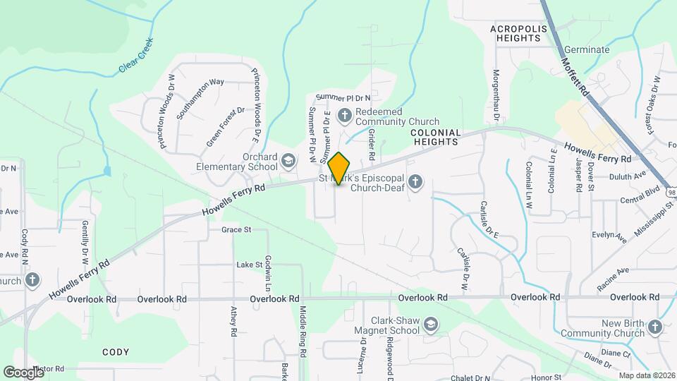 1728 Tew Dr Map and Location Details