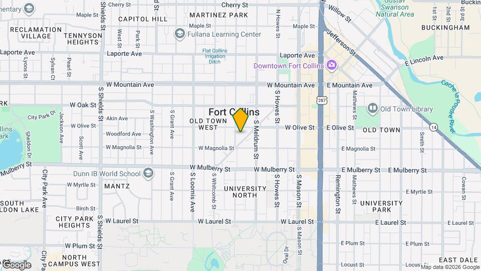 314 S Sherwood St Map and Location Details