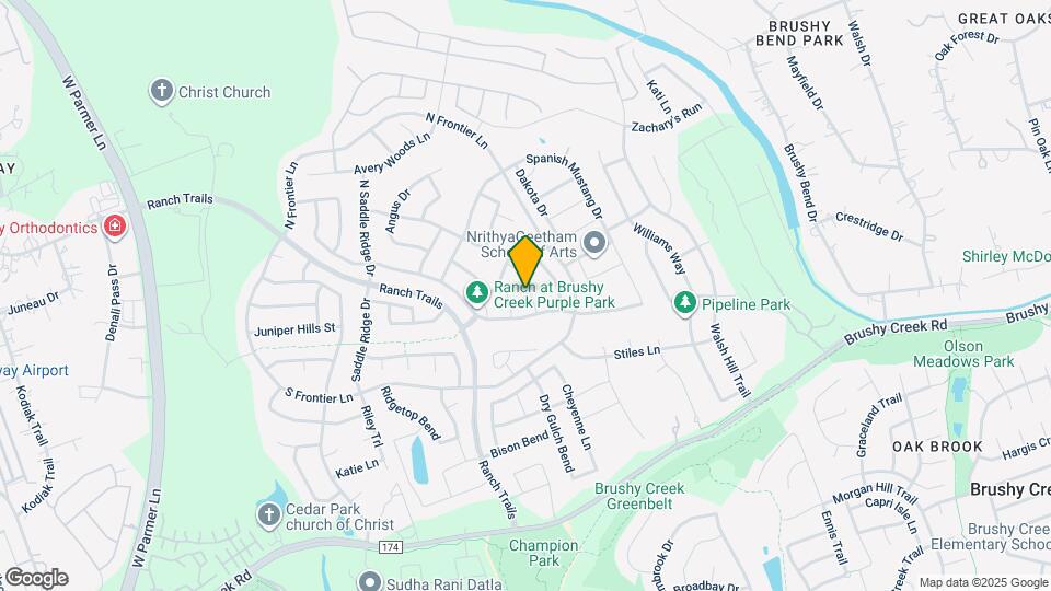 107 Dasher Drive Map and Location Details