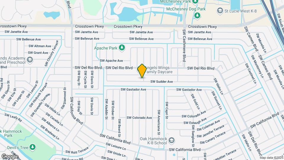1401 SW Sudder Ave Map and Location Details