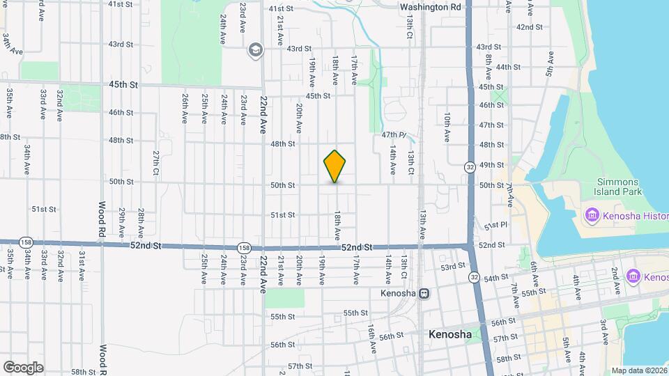 1801 50th St, Unit Lower Mapa y Detalles de la Ubicación