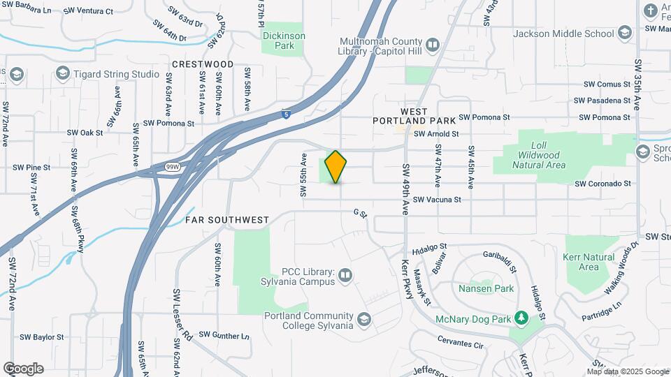 11505 SW 53rd Ave Map and Location Details