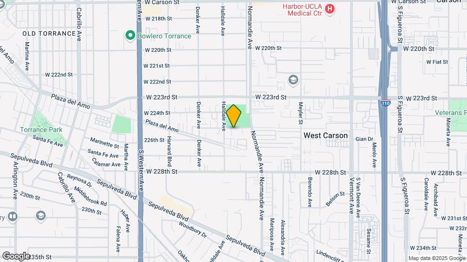 1332 W 225th St Mapa y Detalles de la Ubicación
