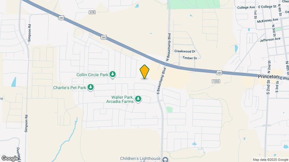 822 Spruce Ln Map and Location Details