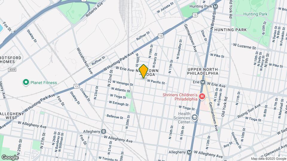 3618 N 19th St, Unit 2ND FLOOR Map and Location Details