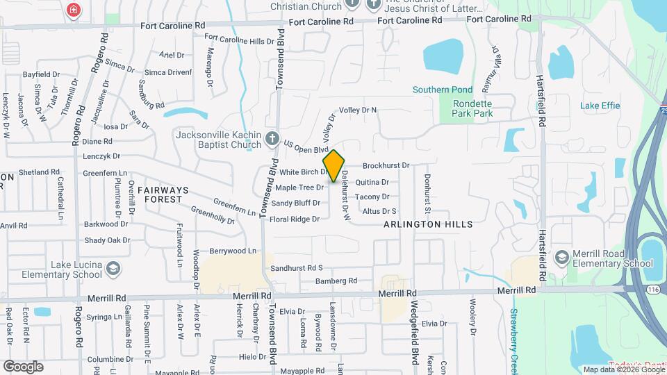 3135 Sabal Palm Dr Map and Location Details