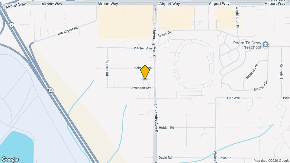 3712 Swenson Ave Map and Location Details