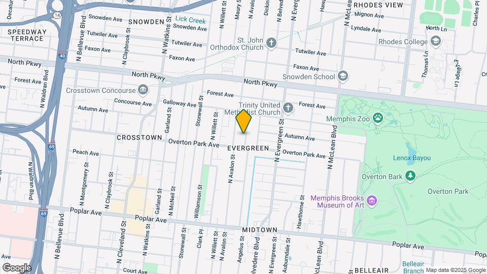 407 Angelus St Map and Location Details