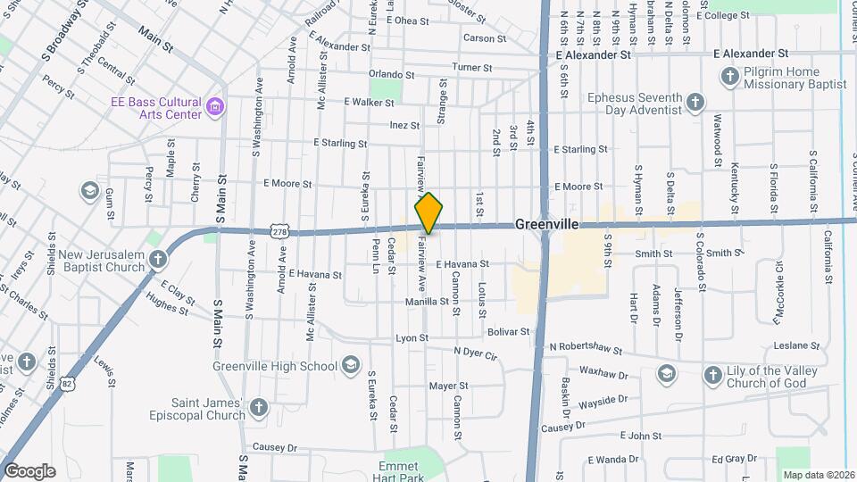 614 Fairview Ave Map and Location Details