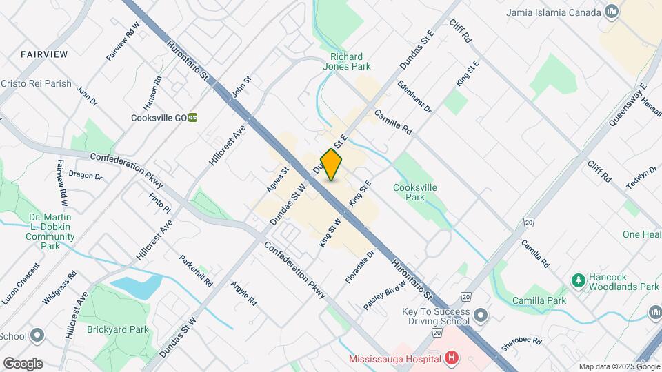 2561 Hurontario St Map and Location Details