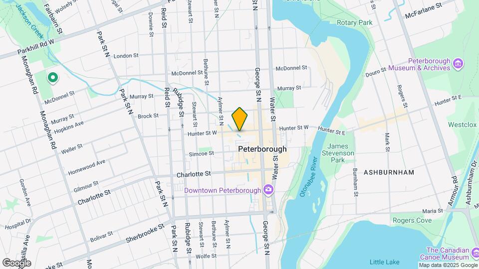 199 Hunter St W Map and Location Details