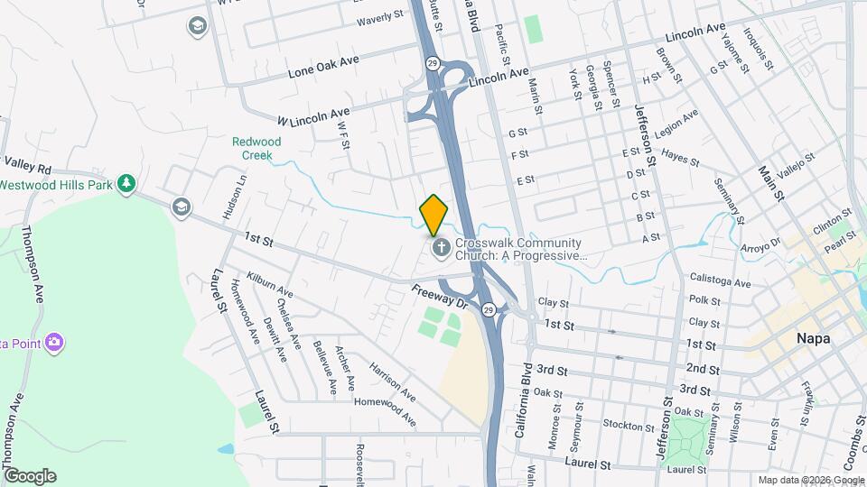 2600 1st St Map and Location Details