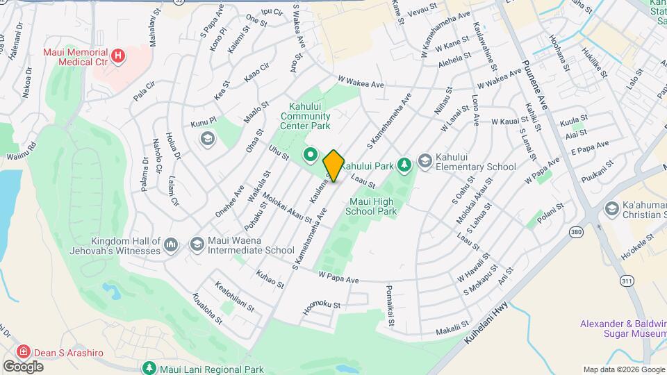 496 S Kamehameha Ave, Unit A Map and Location Details