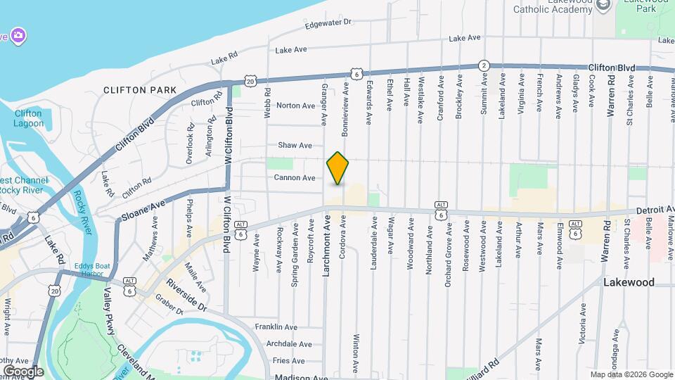 1372 Bonnieview Ave Map and Location Details