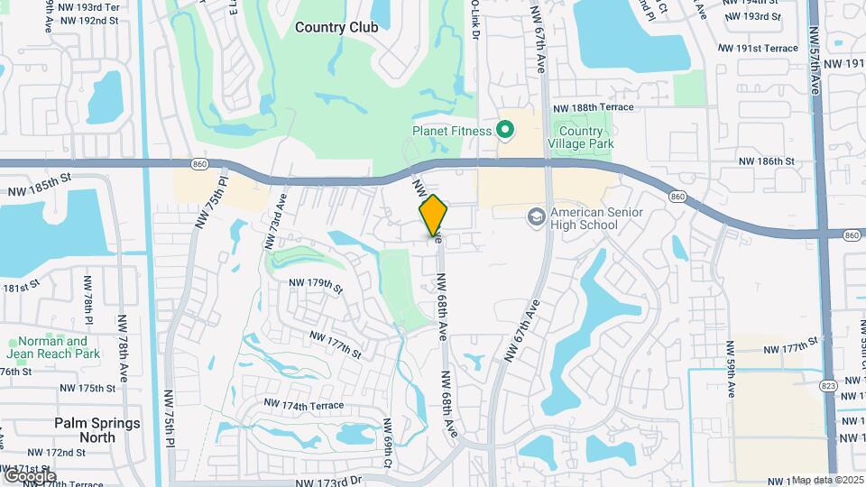 18306 NW 68th Ave Map and Location Details