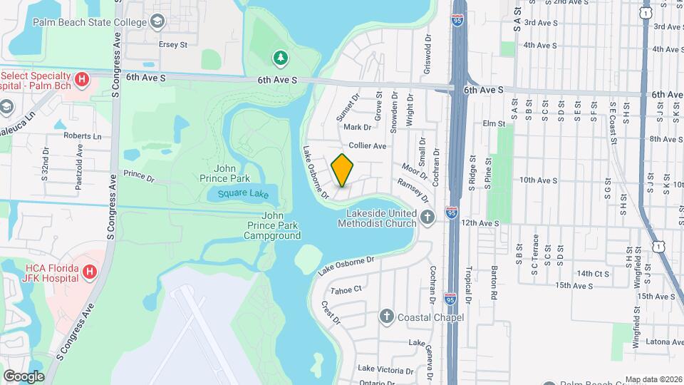 3120 Lake Osborne Dr Map and Location Details