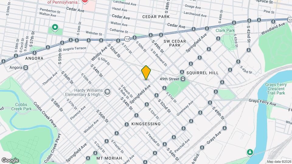 1147 S 52nd St Mapa y Detalles de la Ubicación