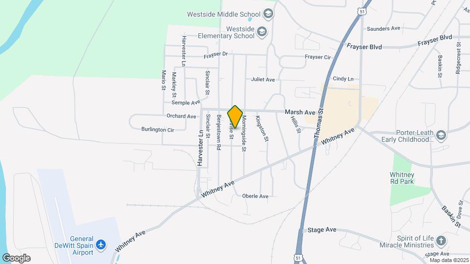 3110 Sunrise St Map and Location Details