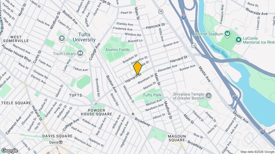 224 Harvard St, Unit 3 Mapa y Detalles de la Ubicación