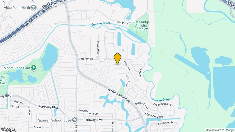 836 Lakeview Cir Map and Location Details