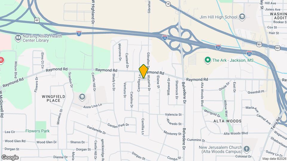 925 Oleander Ave Map and Location Details