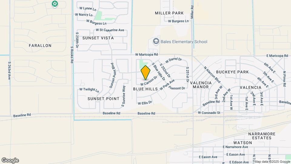 25392 W Carson Dr Map and Location Details