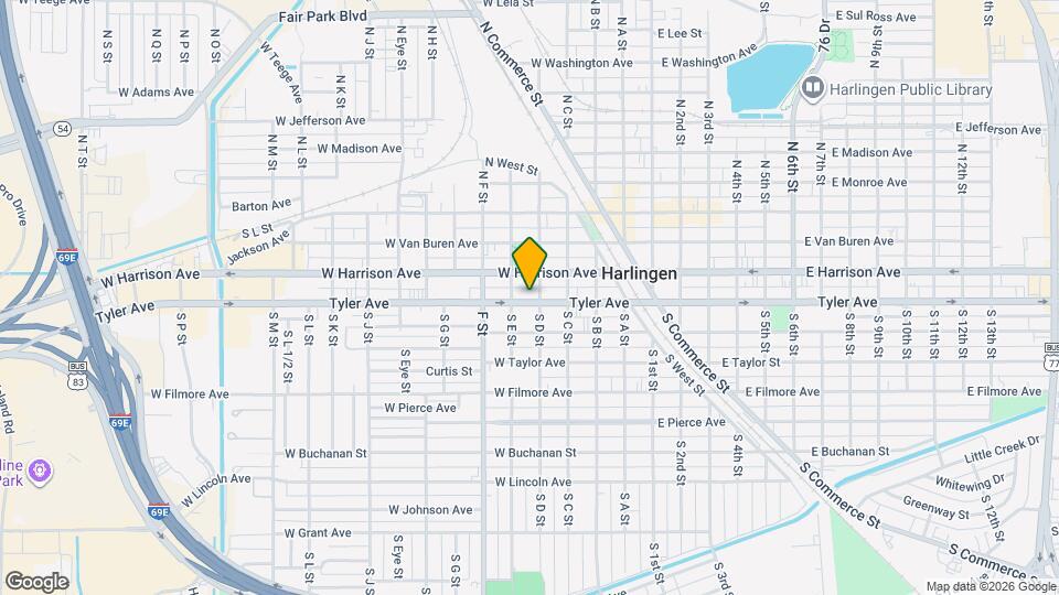 508 W Tyler Ave, Unit A Map and Location Details