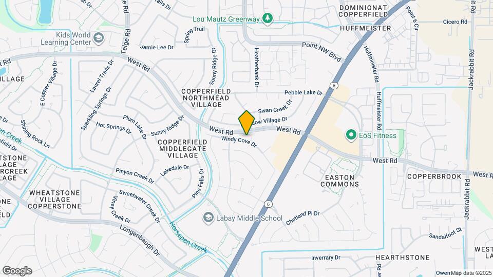 8403 Windy Cove Ct Map and Location Details