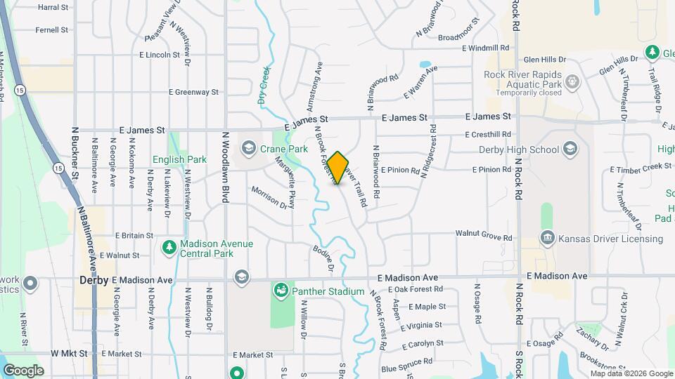 849 N Brook Forest Rd Map and Location Details