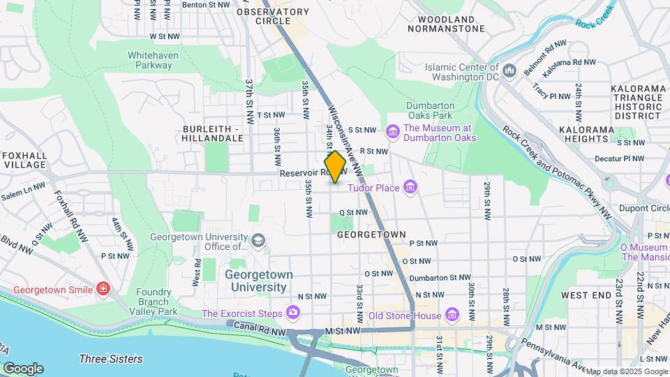 1647 34th St NW Map and Location Details