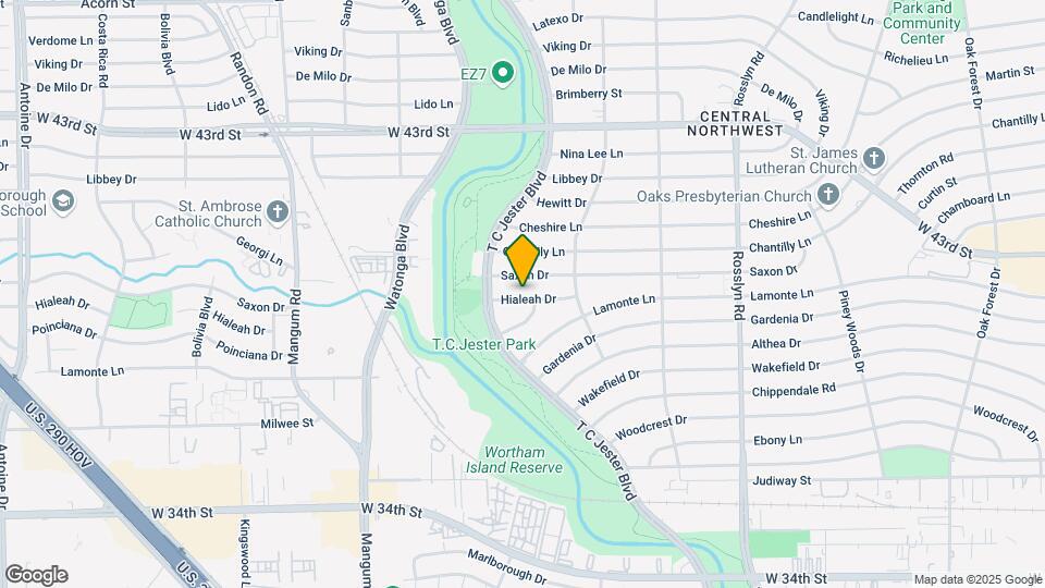 2306 Hialeah Dr Map and Location Details