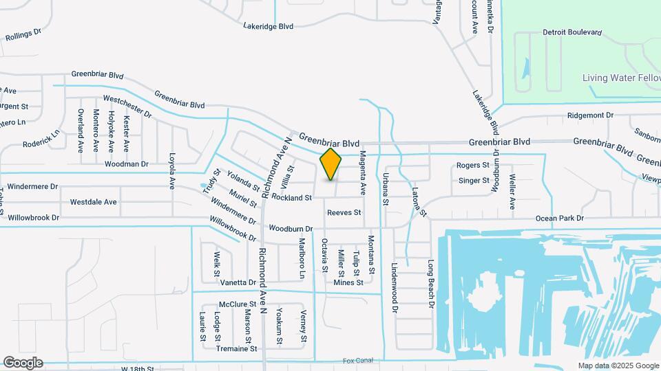 1927 Laverna Ave Map and Location Details