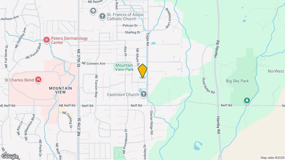 3150 NE Angela Ave Map and Location Details