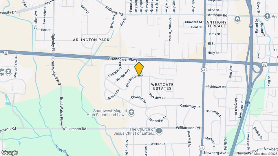 1700 Winston Dr Map and Location Details