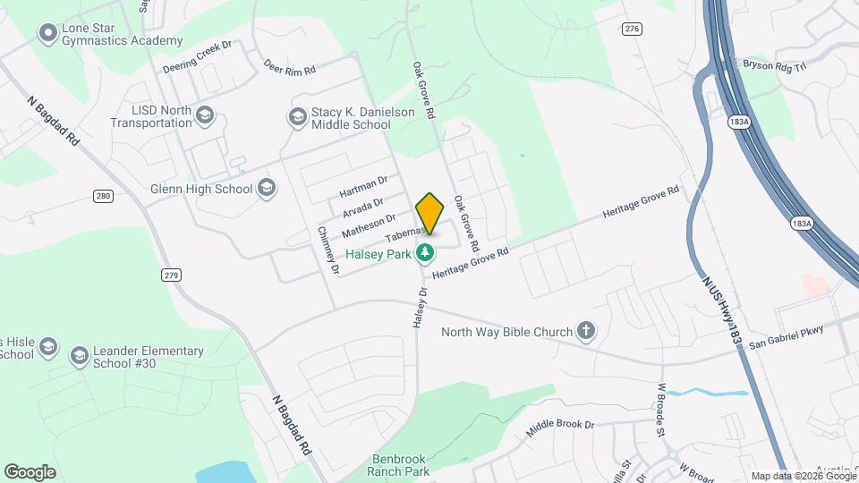 837 Hillrose Dr Map and Location Details