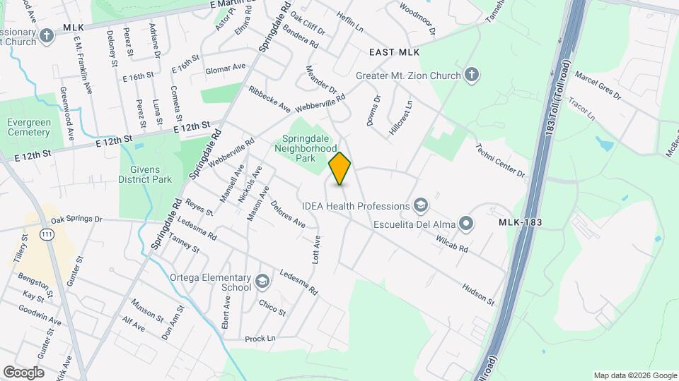 1218 Eleanor St Map and Location Details