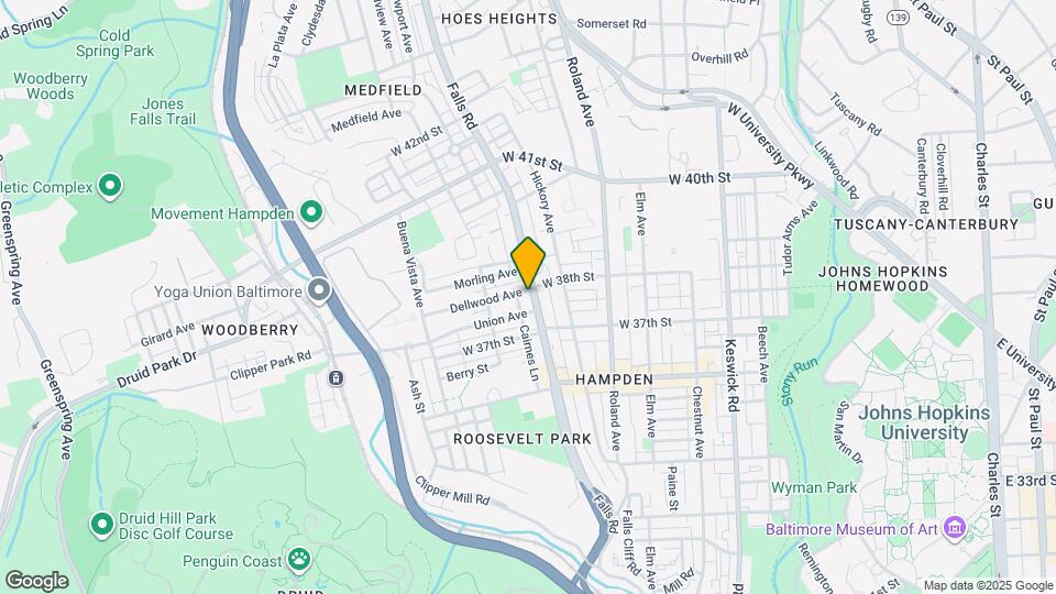 3732 Falls Rd Mapa y Detalles de la Ubicación