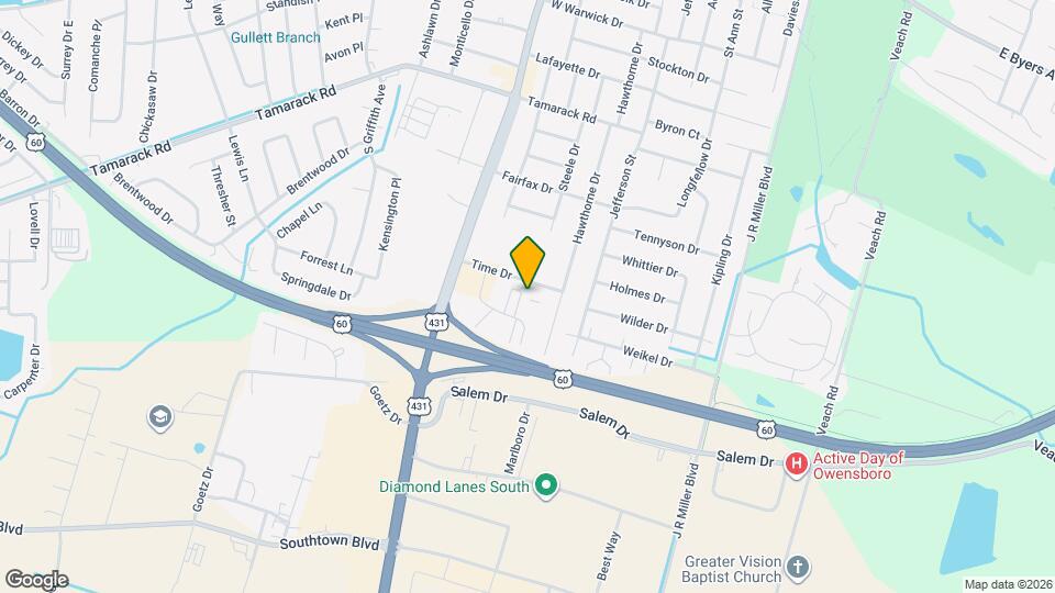 645 Chuck Gray Ct Map and Location Details