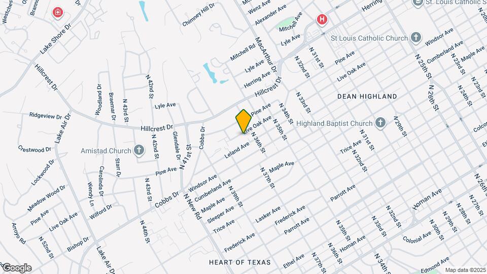 3616 Live Oak Ave Map and Location Details