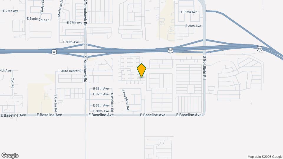 2356 E 35th Ave Mapa y Detalles de la Ubicación