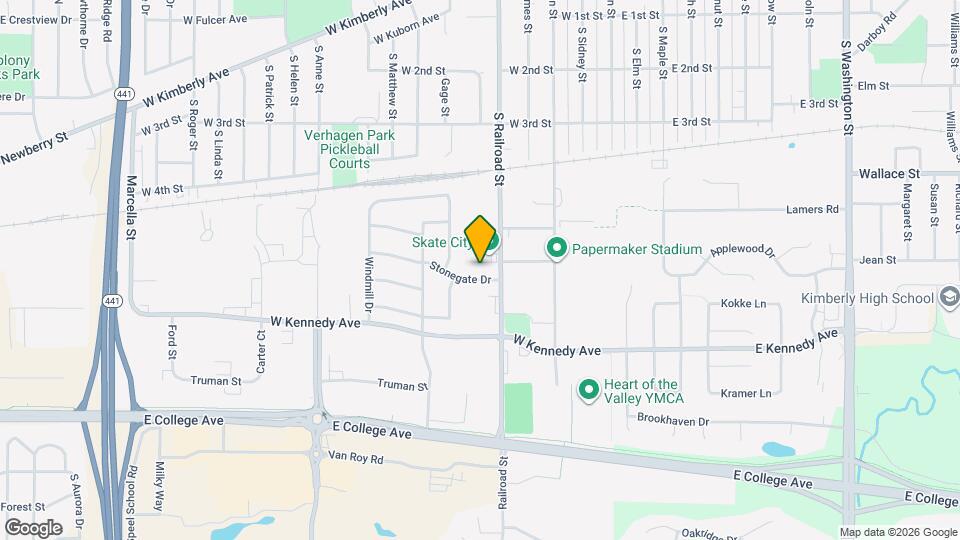 512 Stonegate Dr Map and Location Details