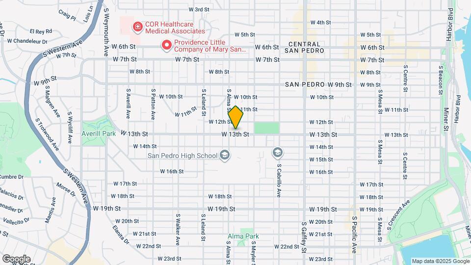 974 W 13th St, Unit 974 Map and Location Details
