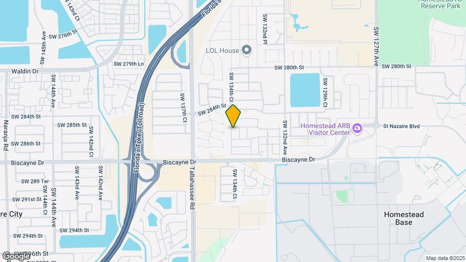 28519 SW 134th Ct Map and Location Details