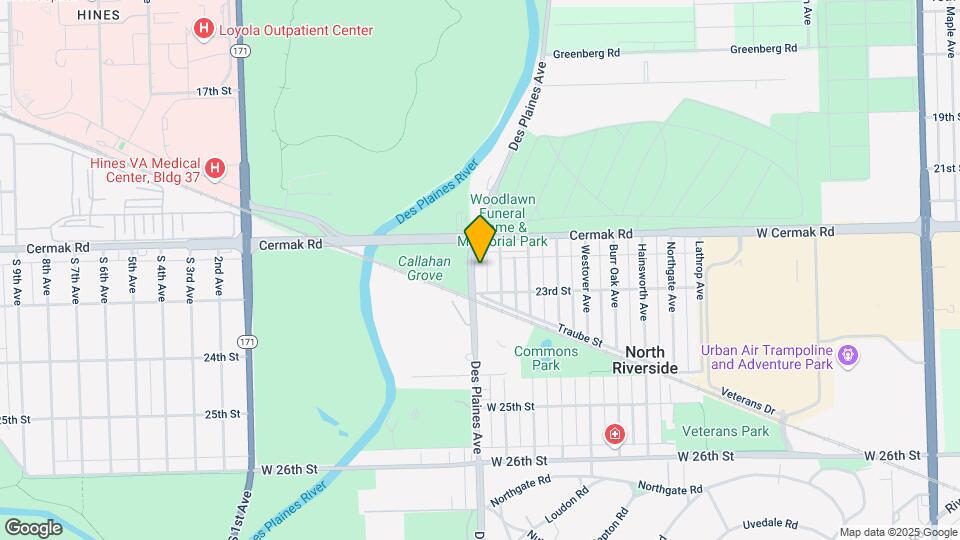 2233 Des Plaines Ave Map and Location Details