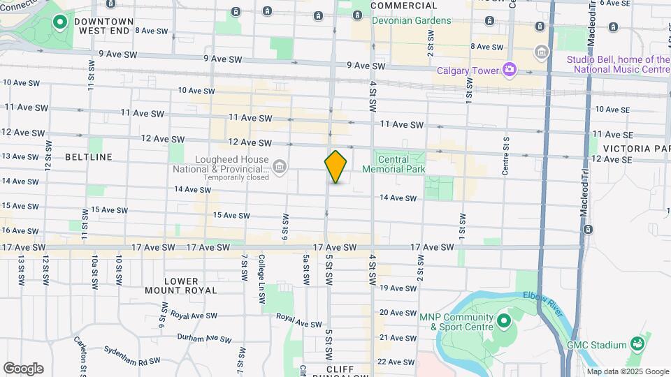 540 14th Ave SW Map and Location Details