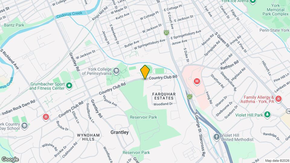 300 Country Club Rd Map and Location Details