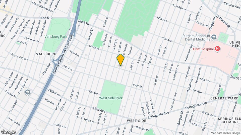 478 S 15th St Mapa y Detalles de la Ubicación