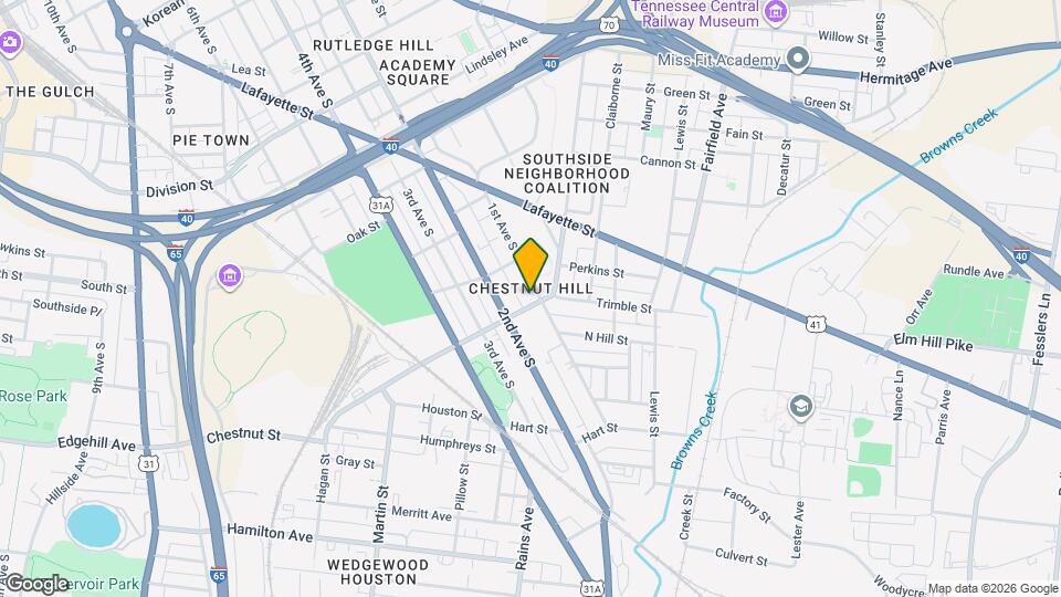 1119 1st Ave S Map and Location Details